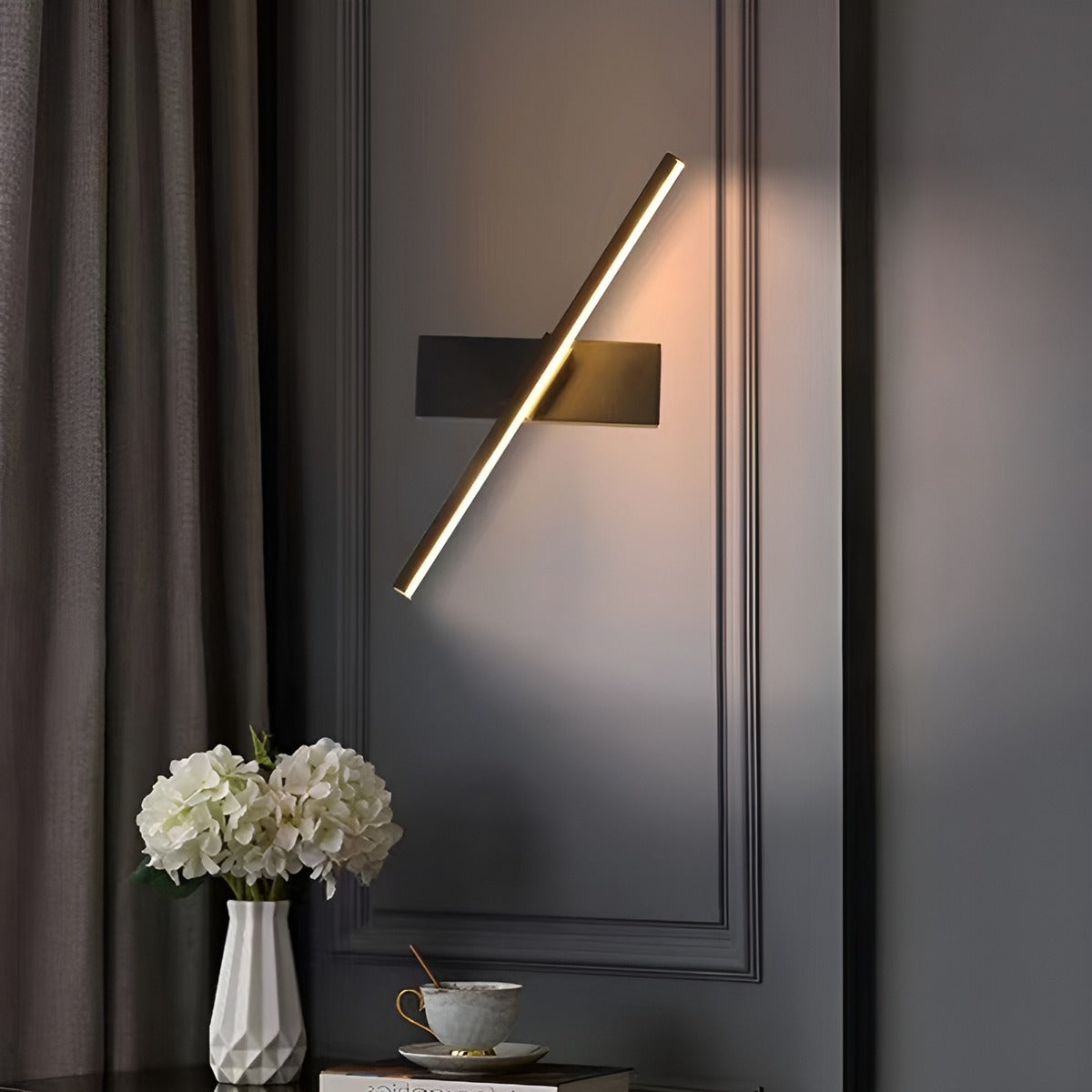 Nordic Rotatable LED Long Strip Wall Light
