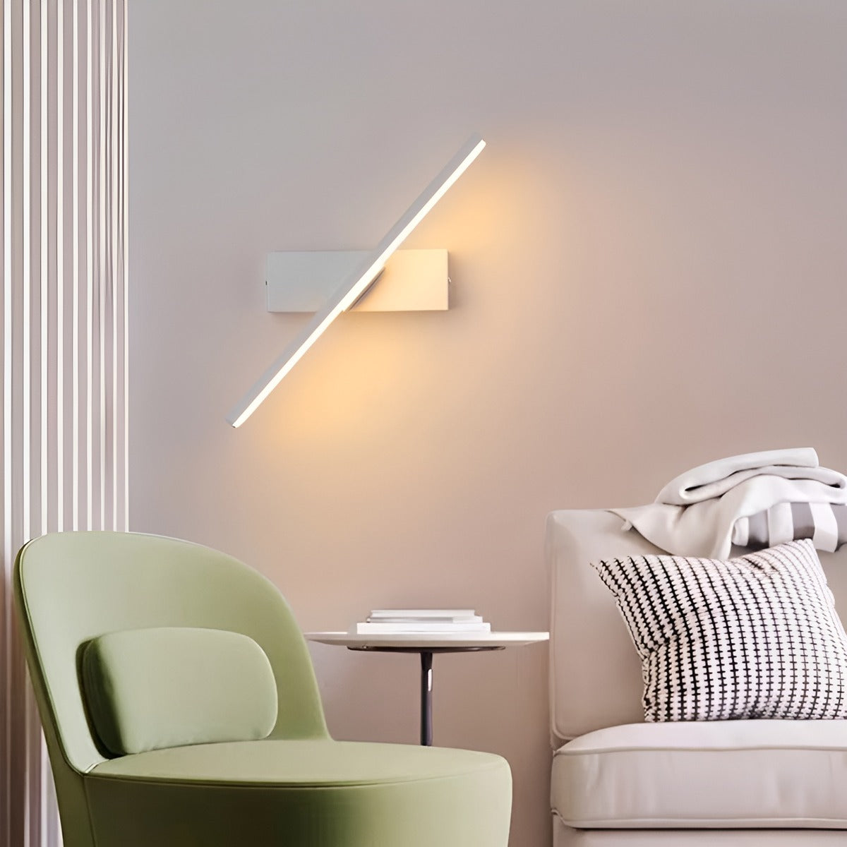 Nordic Rotatable LED Long Strip Wall Light