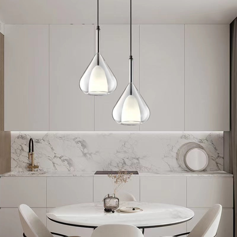 Nordic Water Drop Glass Pendant Light