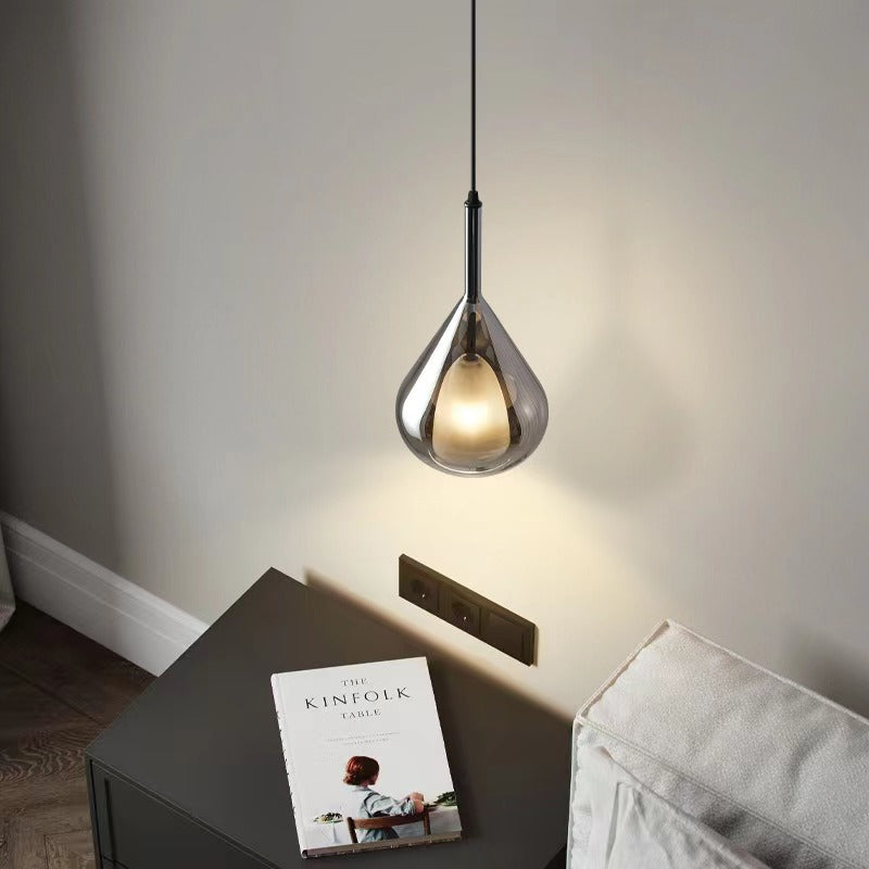 Nordic Water Drop Glass Pendant Light