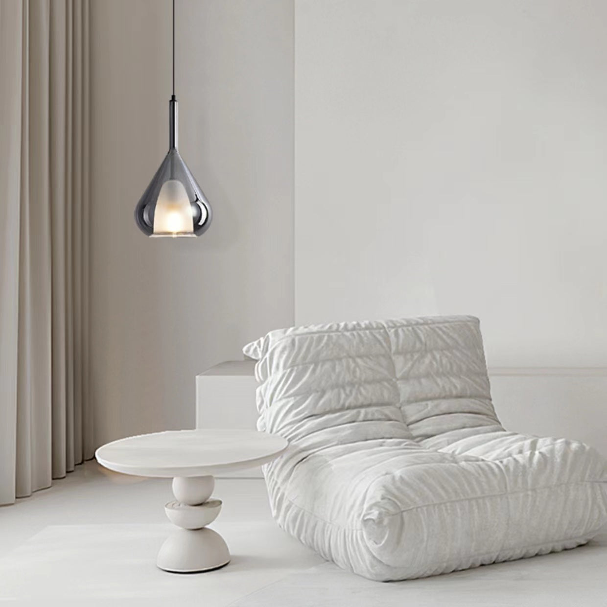 Nordic Water Drop Glass Pendant Light