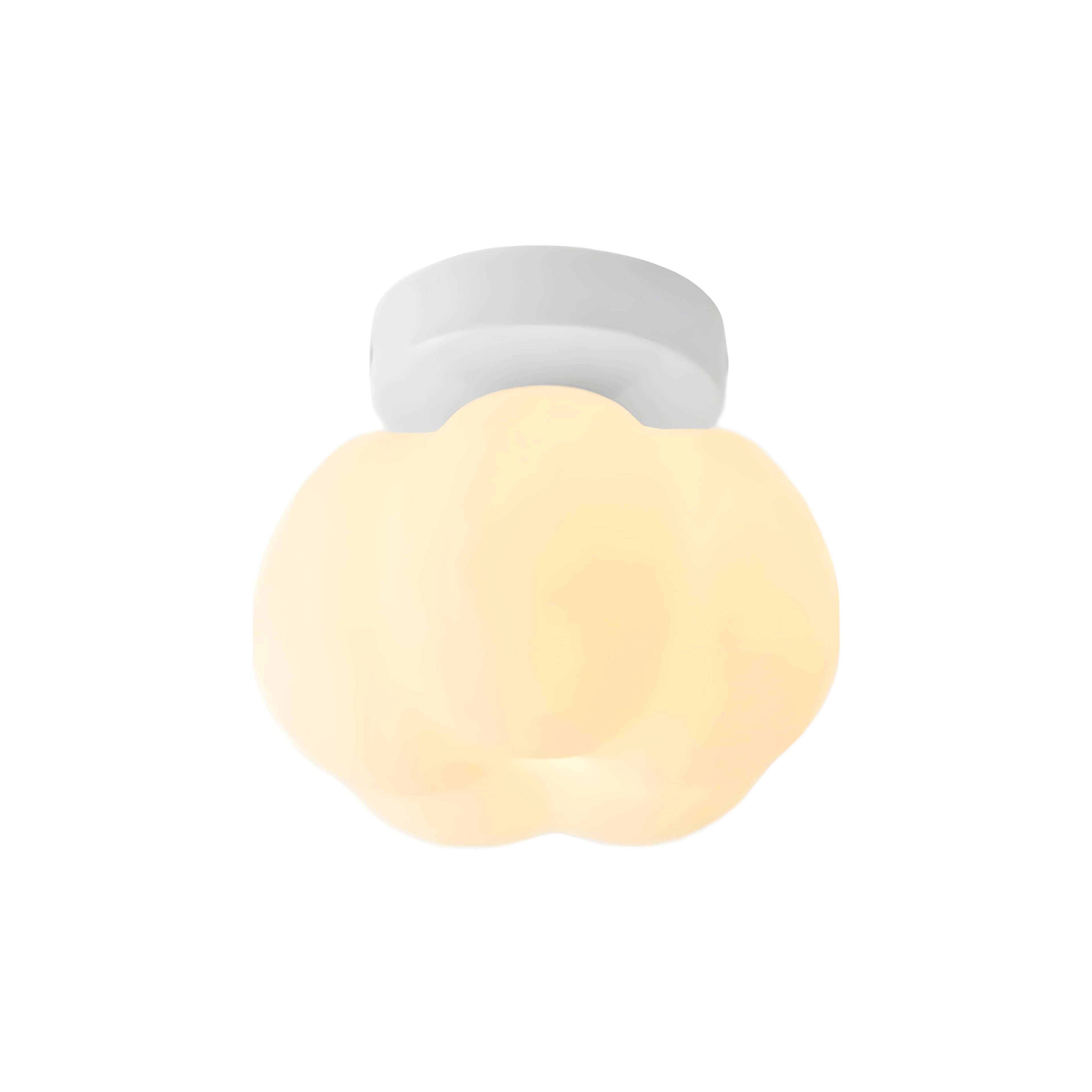Nordic White Crown Cloud Ceiling Light