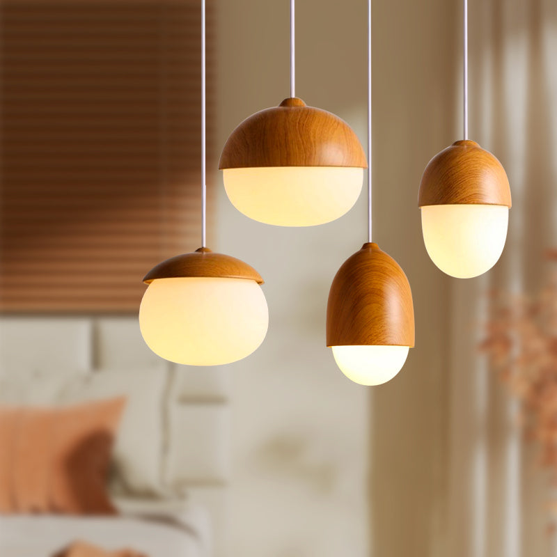 Nut Nordic Creative Glass Pendant Light
