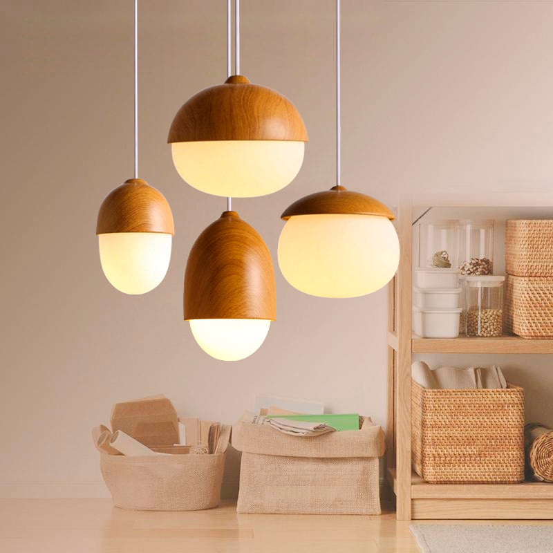 Nut Nordic Creative Glass Pendant Light