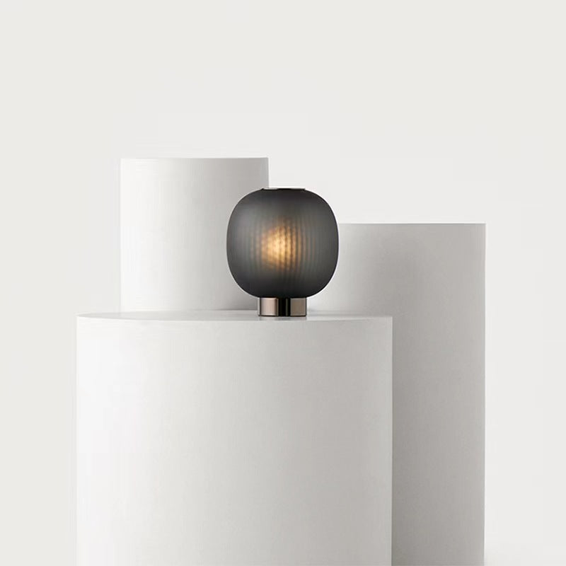 Lampe de table décorative en verre postmoderne