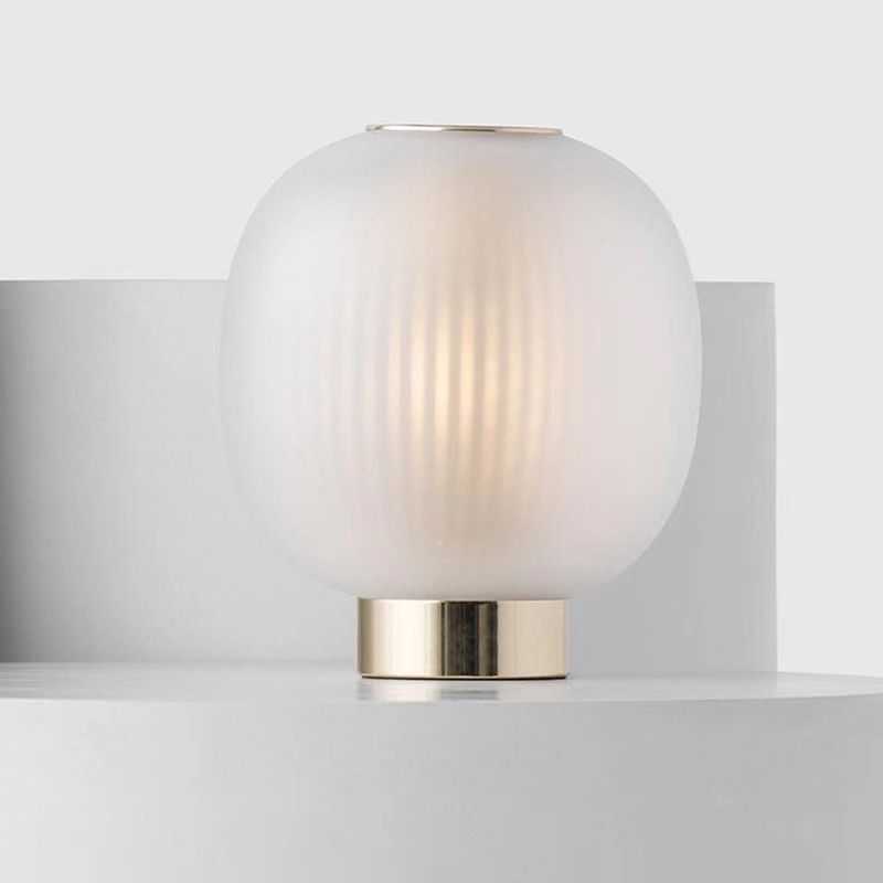 Lampe de table décorative en verre postmoderne