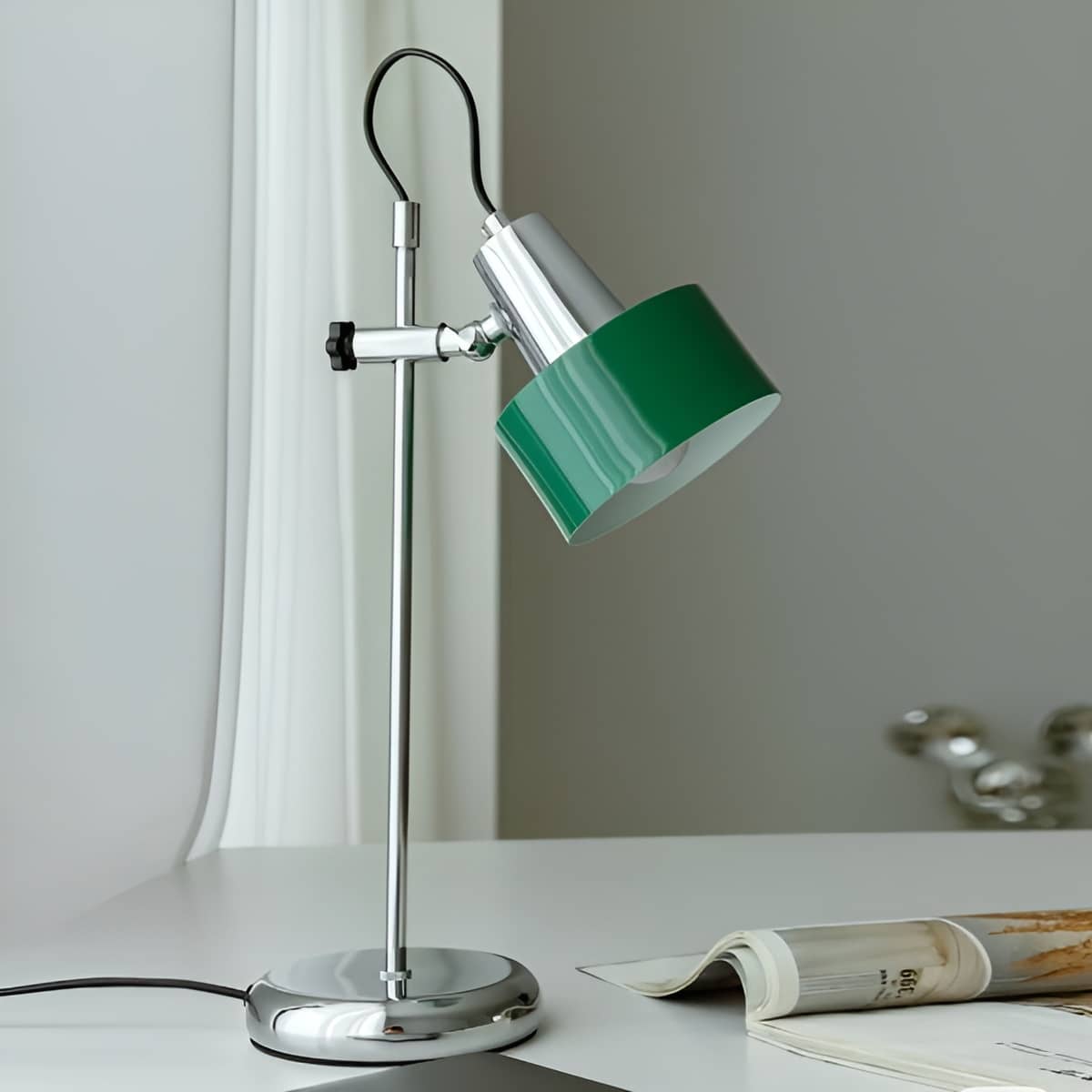 Rechargeable Cylinder Bauhaus Industrial Desk Lamp