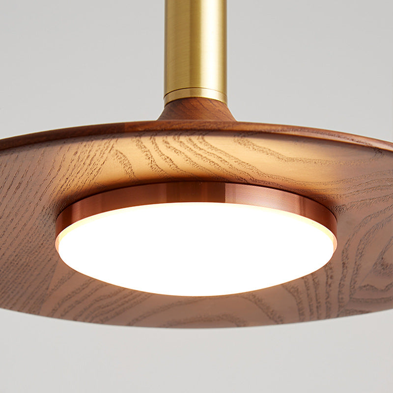 Retro Minimalist Flying Saucer Metal Pendant Light