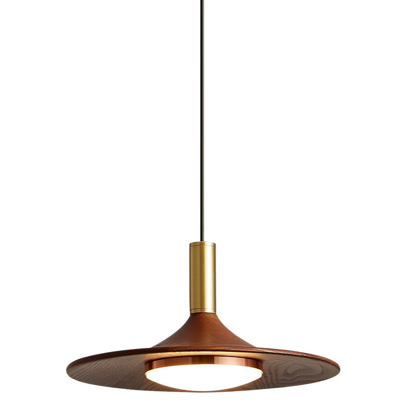 Retro Minimalist Flying Saucer Metal Pendant Light