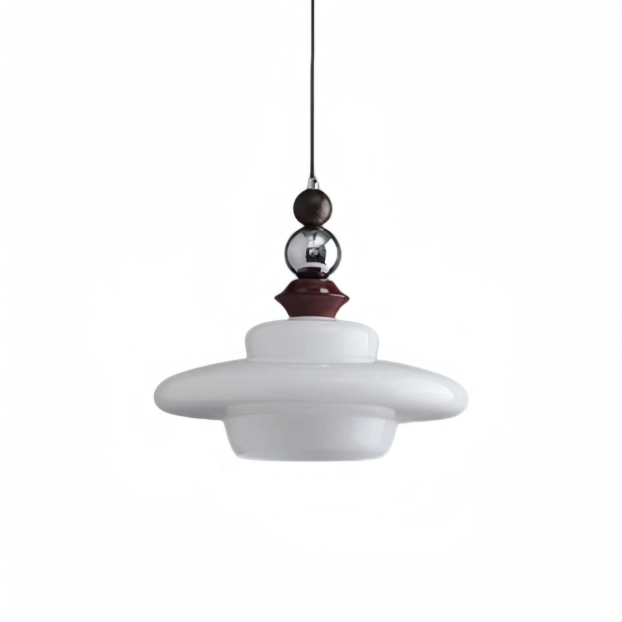 Retro Bauhaus UFO Glass Pendant Light