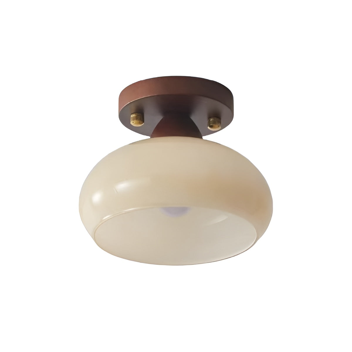 Bauhaus Round Retro Glass Ceiling Light