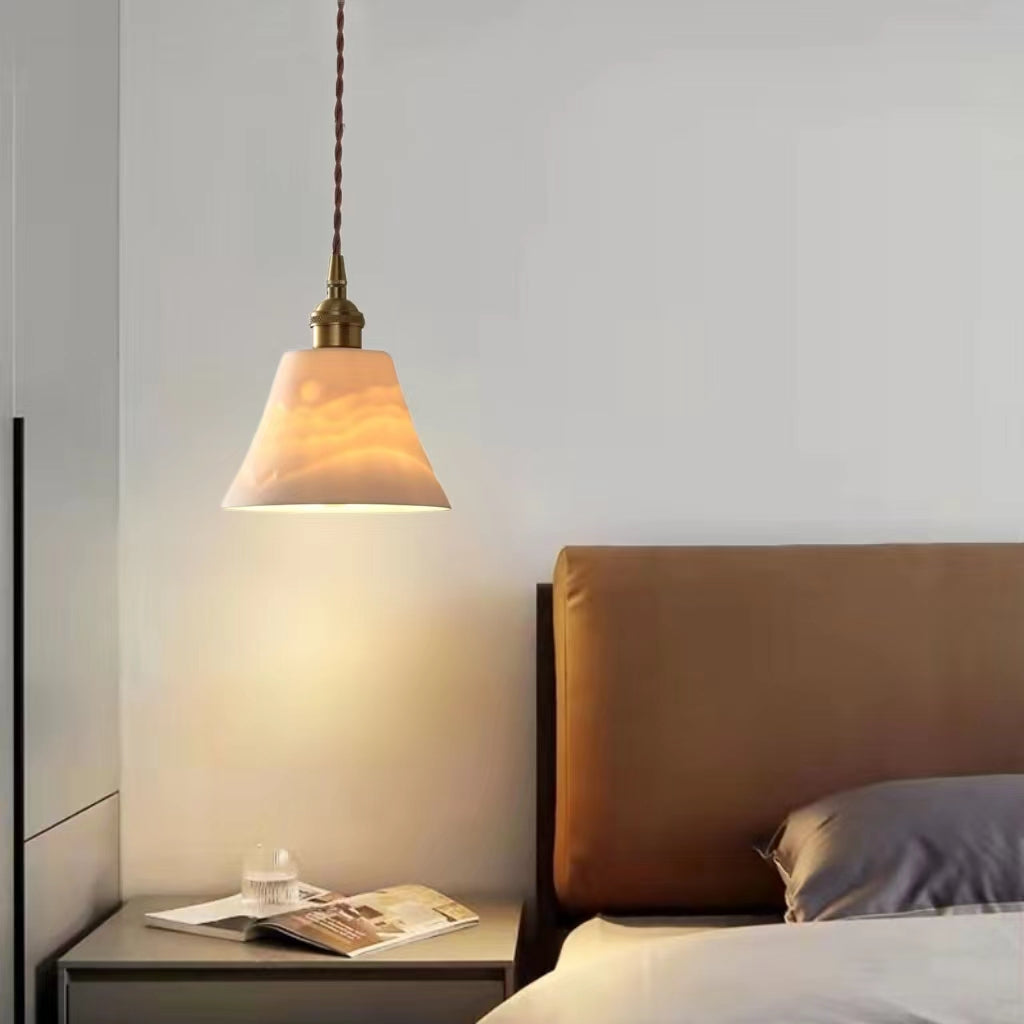 Retro Classic White Ceramic Pendant Light
