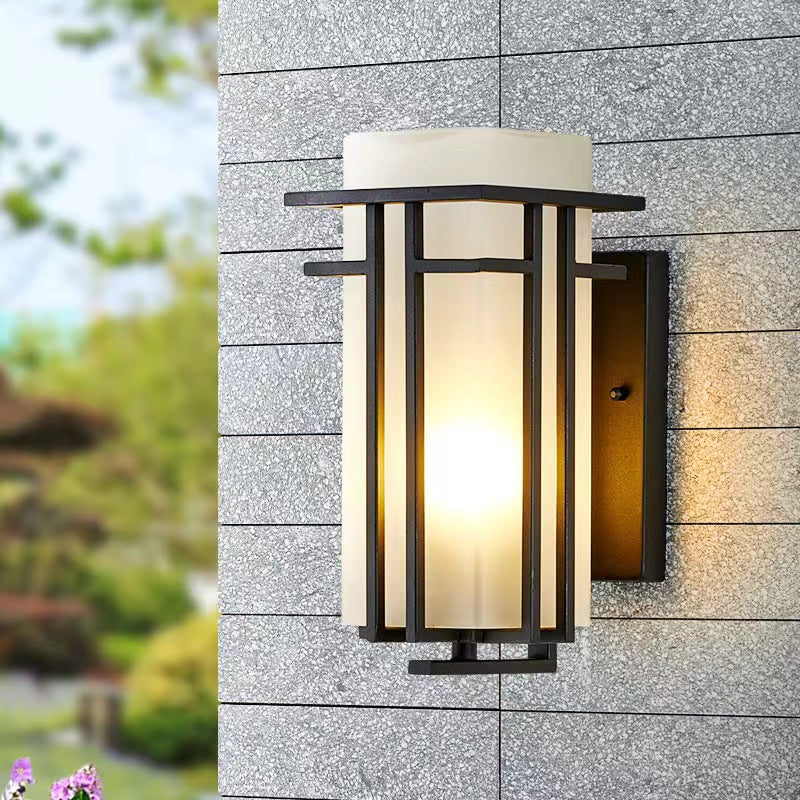 Retro Japanese Style Outdoor Wall Light
