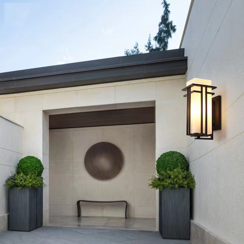 Retro Japanese Style Outdoor Wall Light