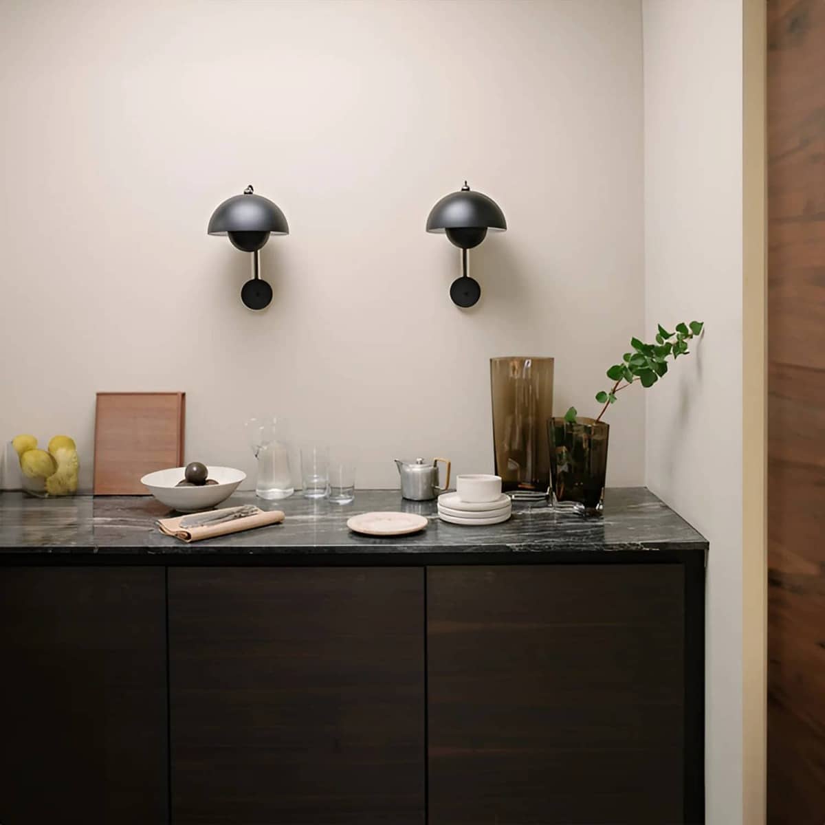 Flowerpot Scandinavian Wall Light for Bedroom