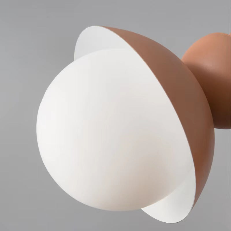 Scandinavian Macaron Style Glass Ball Pendant Light