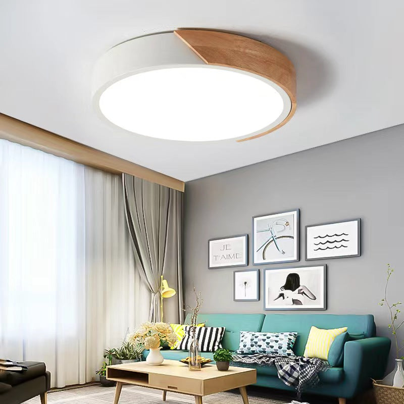 Scandinavian Macaron Round LED Ceiling Light