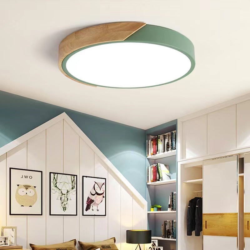 Scandinavian Macaron Round LED Ceiling Light