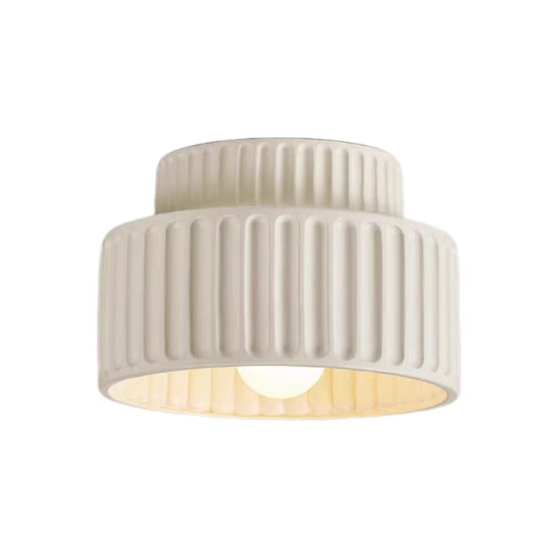 Japanese Style Resin Cylinder Ceiling Light
