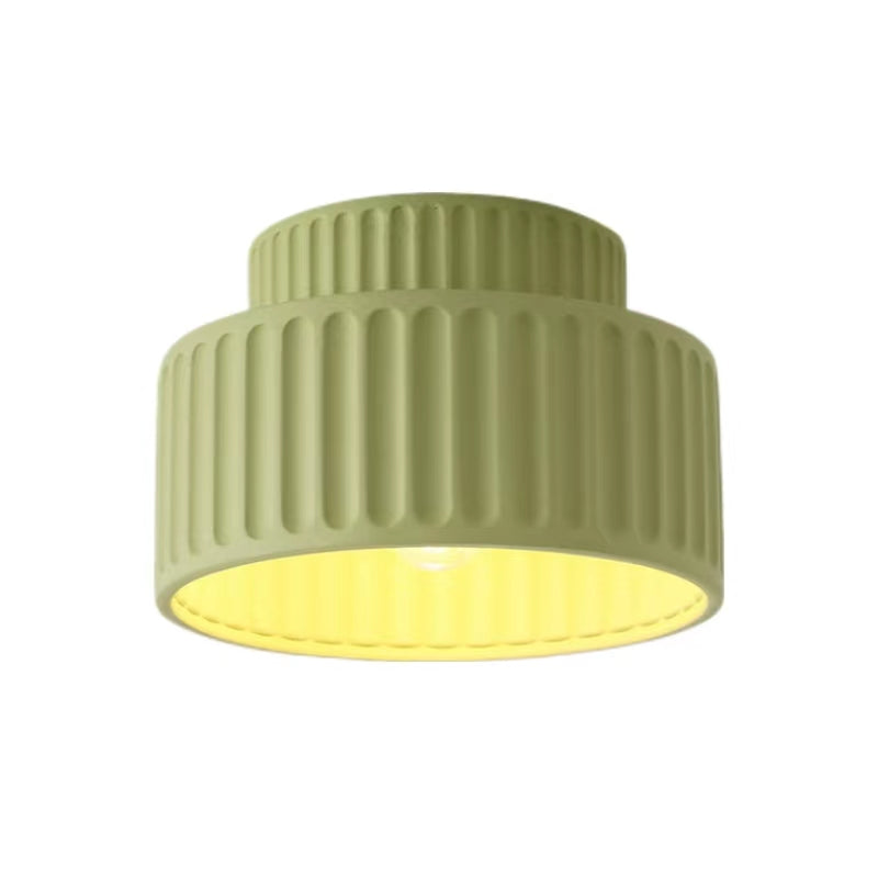 Japanese Style Resin Cylinder Ceiling Light