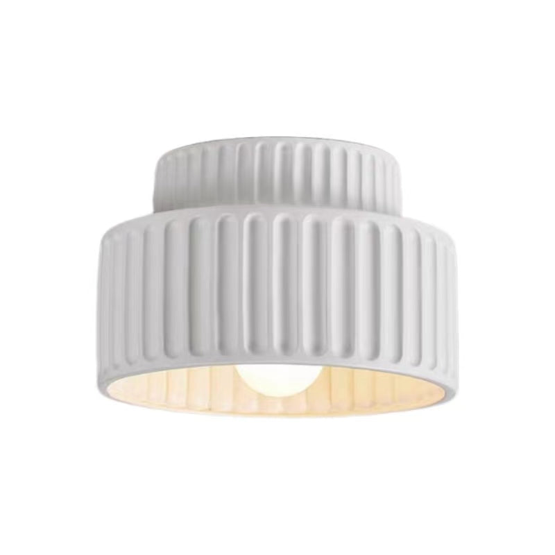 Japanese Style Resin Cylinder Ceiling Light