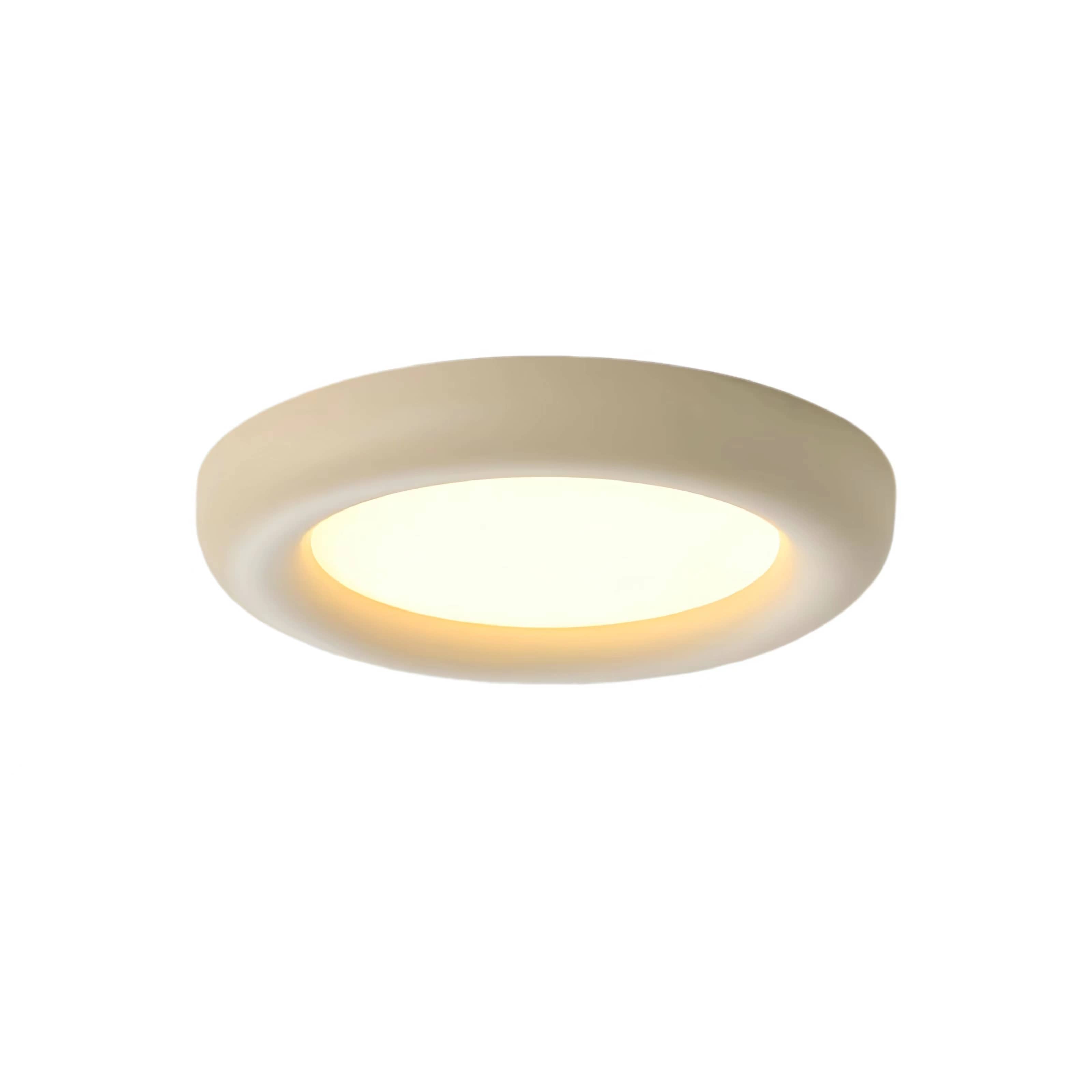 Smooth Cream Circular LED Ceiling Light