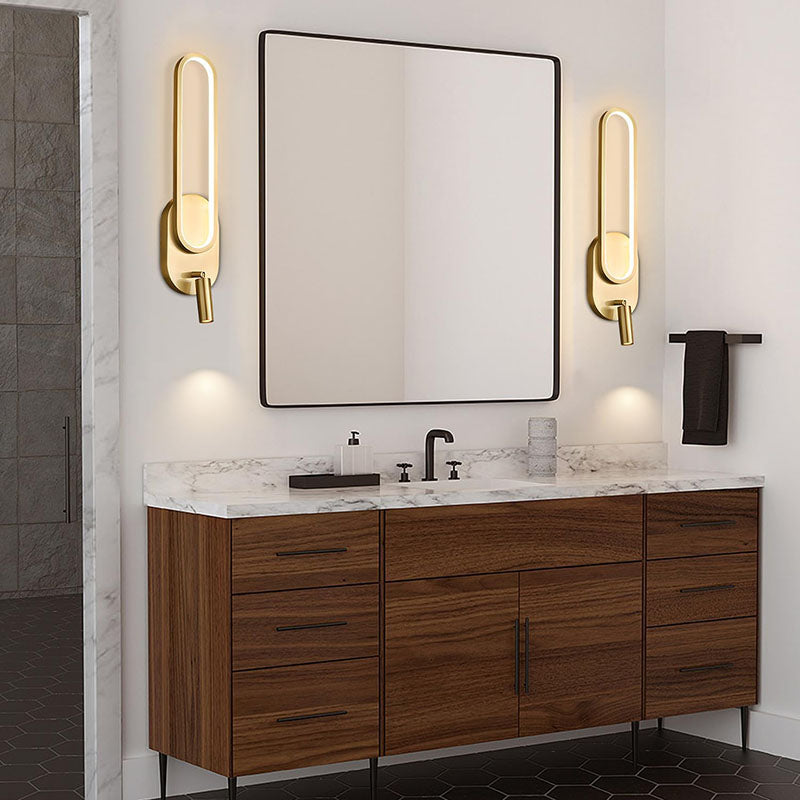 Nordic Style Minimalist Copper Wall Light