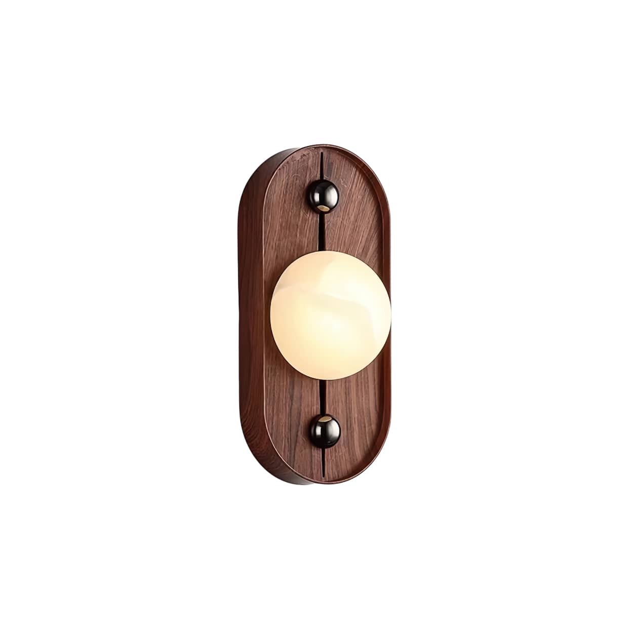 Vintage Decorative Marble Globe Wall Sconce
