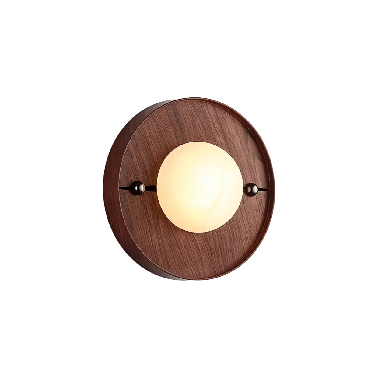 Vintage Decorative Marble Globe Wall Sconce