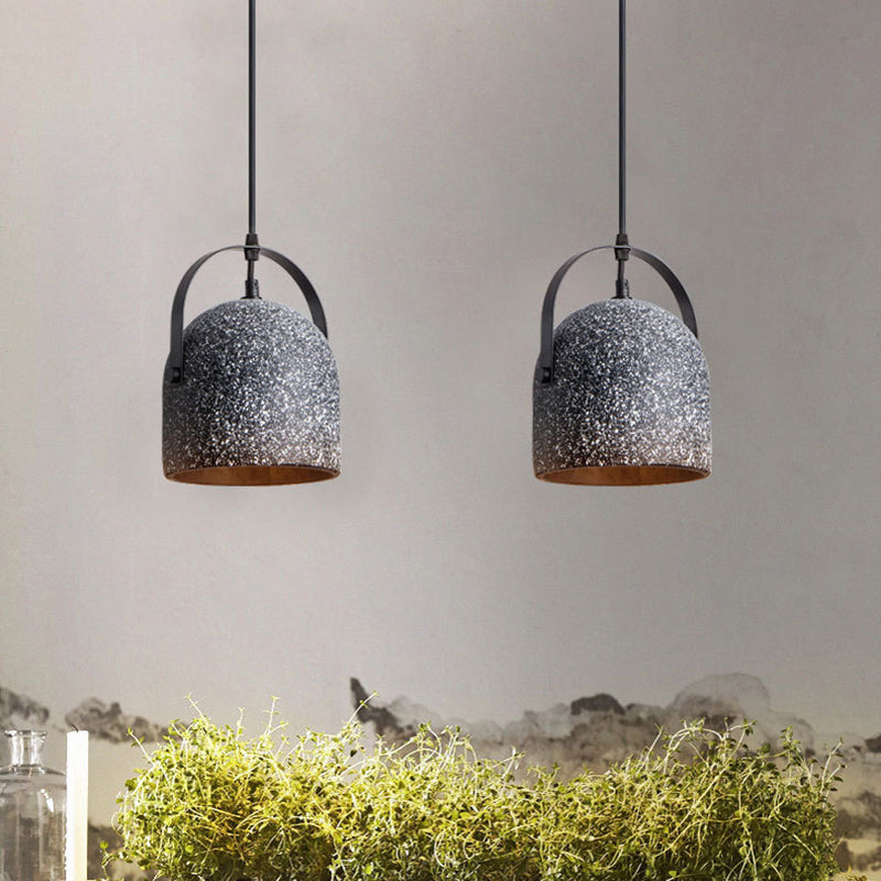 Vintage Industrial Iron Cement Pendant Light