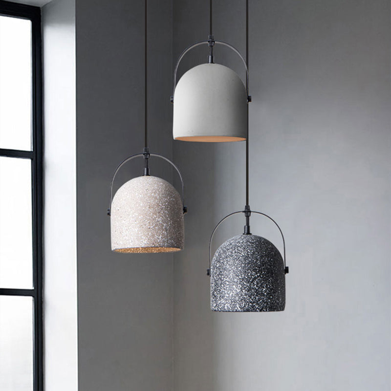 Vintage Industrial Iron Cement Pendant Light