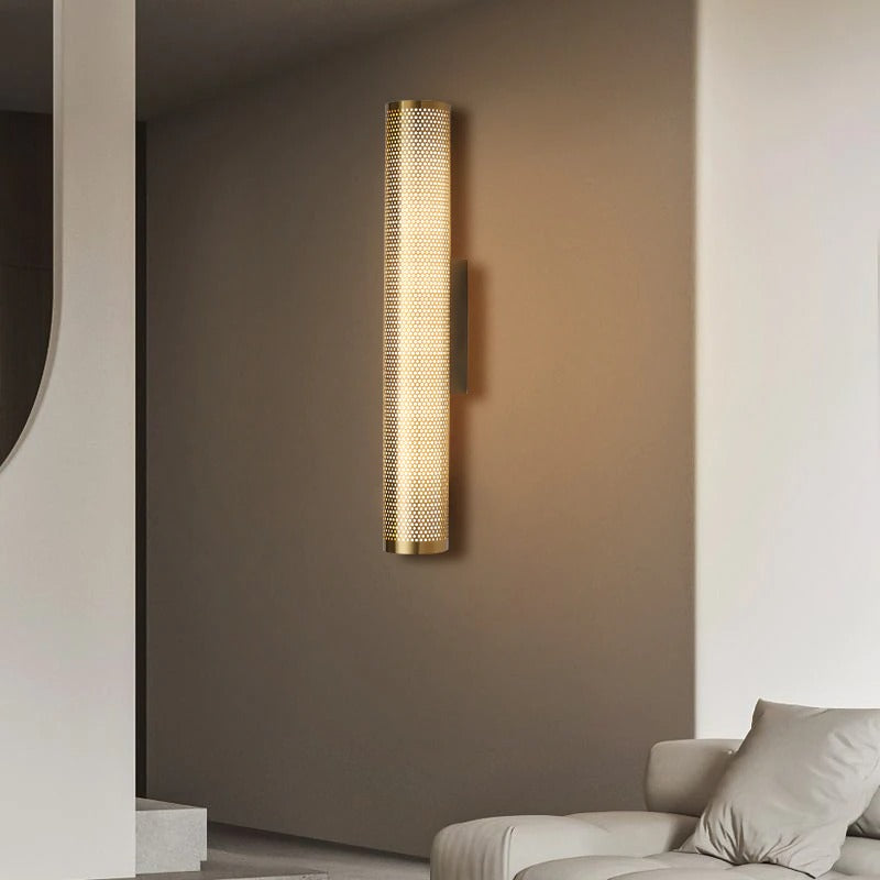 Vintage Brass Mesh Luxury Wall Light