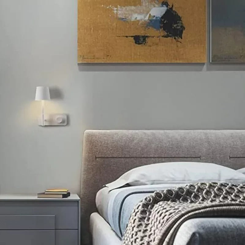 Modern Minimalist LED Dimmable Bedside Wall Light