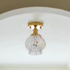 Art Nouveau Candy Bubble Glass Ceiling Light