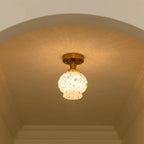 Art Nouveau Candy Bubble Glass Ceiling Light