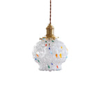 Art Nouveau Candy Bubble Glass Pendant Light