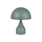Art Deco Rechargeable Metal Mushroom Table Lamp