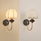 Art Nouveau Cloth Vintage Lantern Wall Sconce