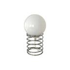 Bauhaus Chrome Spiral Sphere Table Lamp