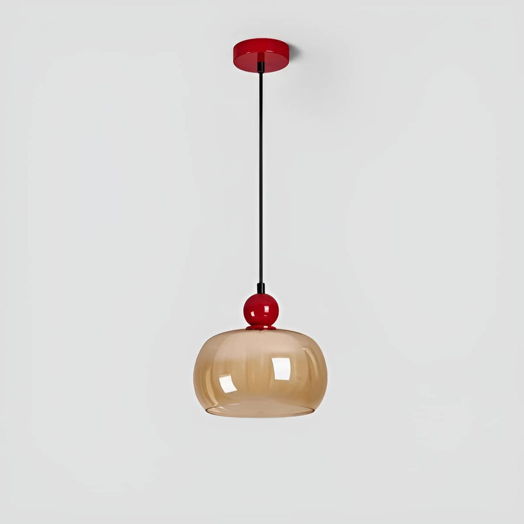 Bauhaus Round Glass Shade Pendant Light