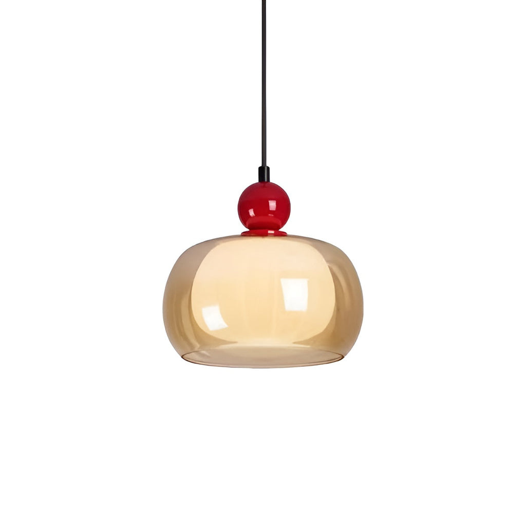 Bauhaus Round Glass Shade Pendant Light