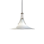 Bauhaus Trumpet Opal Glass Pendant Light