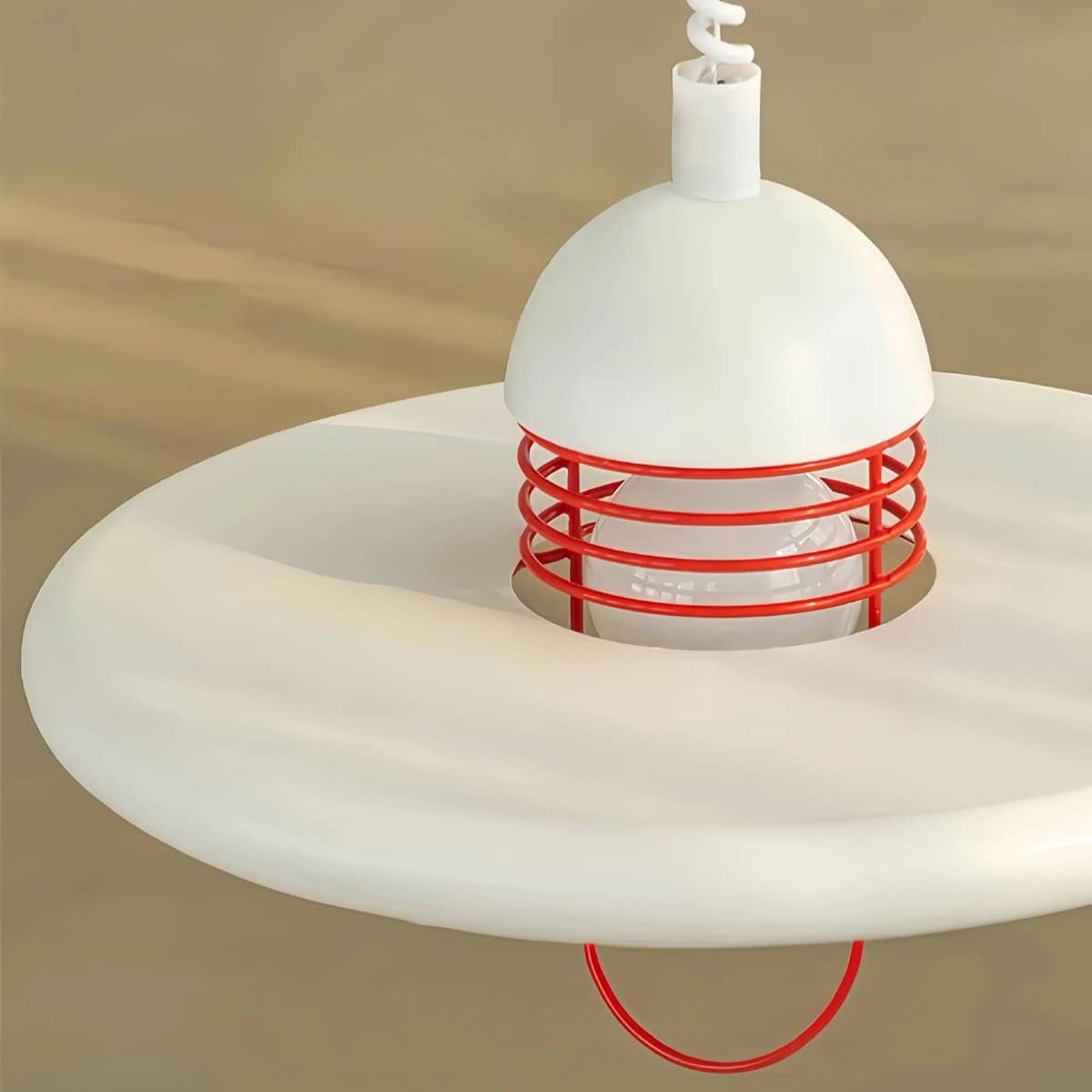 Bauhaus UFO Style Height Adjustable Pendant Light