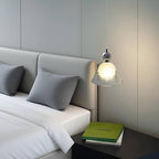 Suspension Bauhaus Vintage Sunset en verre transparent