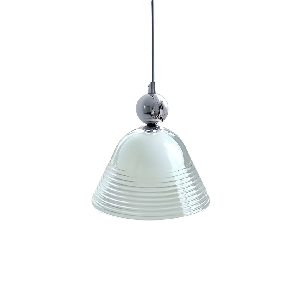 Suspension Bauhaus Vintage Sunset en verre transparent