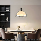 Bauhaus Wavy Eggshell Dining Table Pendant Light