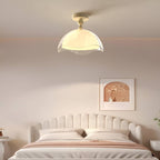Bauhaus Wavy Eggshell Modern LED Ceiling Light