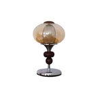 Bauhaus Amber Glass Rechargeable LED Table Lamp