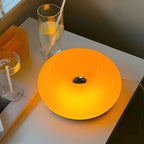 Italian Decorative Bauhaus Donut Glass Table Lamp