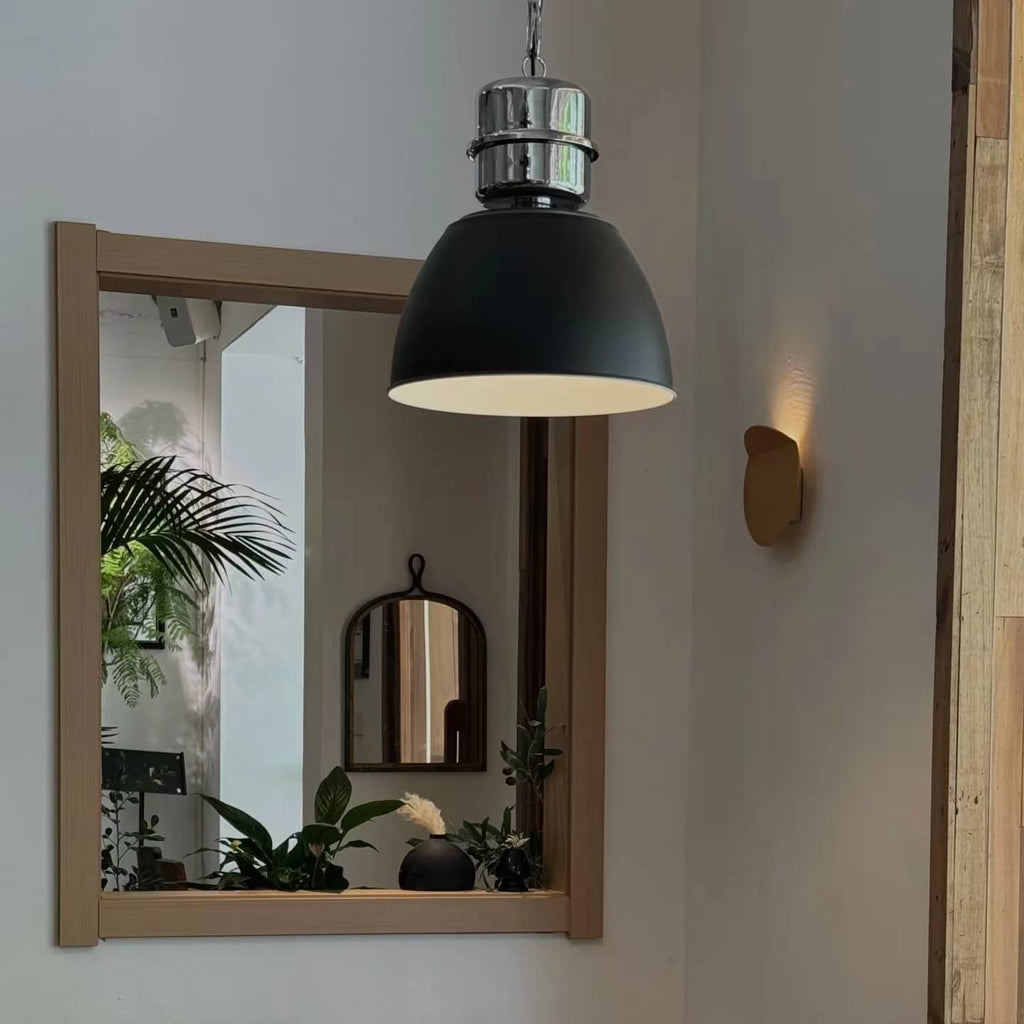 Bauhaus Industrial Bell Metal Pendant Light